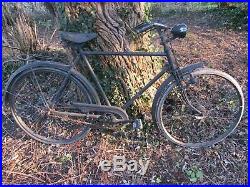 08e20 Ancien Vélo De Réquisition Allemand Avec Plaque Feldgendarmerie 1940 Ww2