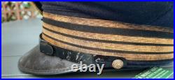 1940 Bonne Casquette Mle 1927 Officier Marine Capitaine de Corvette ORIGINAL WW2