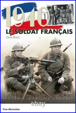 1940 Patte épaule Capote Maginot veste casque Dunkerque chemise culotte pantalon