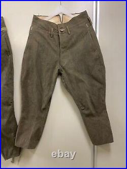 1944 Vintage Impérial Japonais Armée National Uniforme Laine 2-pants WW2 Origine 1944 Vintage Impérial Japonais Armée National Uniforme Laine 2-pants WW2 Origine