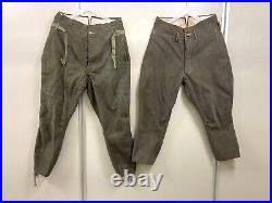 1944 Vintage Impérial Japonais Armée National Uniforme Laine 2-pants WW2 Origine 1944 Vintage Impérial Japonais Armée National Uniforme Laine 2-pants WW2 Origine