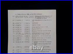 1945 Allemand Seconde Guerre Mondiale Armée Américaine Document Indice De