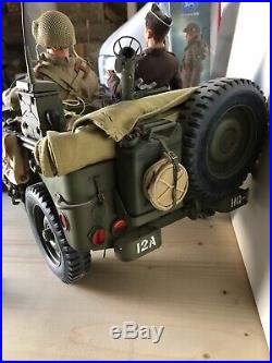 1/6 ww2 Jeep Willys + Major Richard Did Dragon Wwii 1/4 Ton Airborne 101st Us
