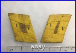 9 ALLEMAGNE LUFTWAFFE PAIRE DE PATTES DE COL TROUPE PARACHUTISTE mod. 1935