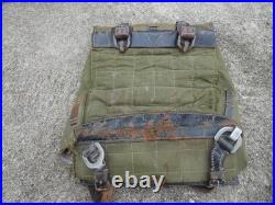 ALLEMAND WW2 Lot Sac style Poil de Vache & Gourde avec son Quart