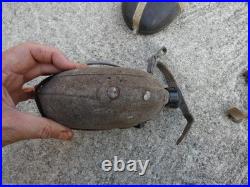 ALLEMAND WW2 Lot de 3 Gourdes Allemande Noix de Coco Incomplete AK Afrikas Korps