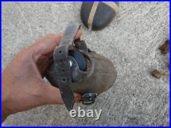 ALLEMAND WW2 Lot de 3 Gourdes Allemande Noix de Coco Incomplete AK Afrikas Korps