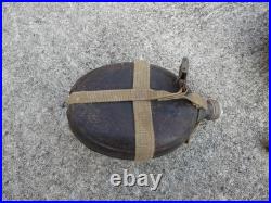 ALLEMAND WW2 Lot de 3 Gourdes Allemande Noix de Coco Incomplete AK Afrikas Korps