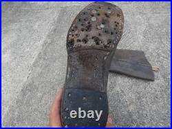 ALLEMAND WW2 Paire de Bottes Tige Haute Cavalerie Régimentée Taille 41