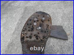 ALLEMAND WW2 Paire de Bottes Tige Haute Cavalerie Régimentée Taille 41