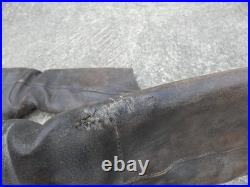 ALLEMAND WW2 Paire de Bottes Tige Haute Cavalerie Régimentée Taille 41