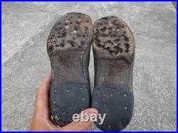 ALLEMAND WW2 Paire de Bottes Tige Haute Cavalerie Régimentée Taille 41