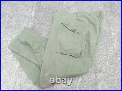 AUTHENTIQUE US ARMY WW2 Pantalon HBT Model Boutons Cousu