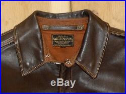 A-2 Rough Wear Clothing Co. Jacket (Eastman) / Size 40 / Dark Seal Horsehide WW2