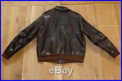 A-2 Rough Wear Clothing Co. Jacket (Eastman) / Size 40 / Dark Seal Horsehide WW2