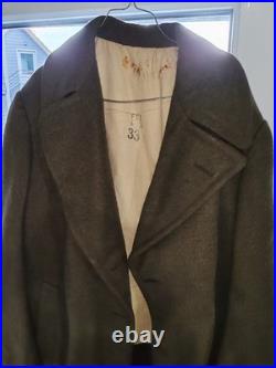 A Saisir Manteau Officier Français Ww2 France Années 40 Militaria Guerre Mondial