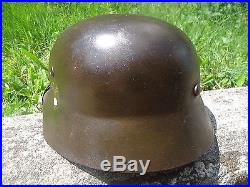 A VOIR! Ancien casque allemand casque militaire militaria