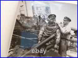 Album Photos Kriegsmarine Toulon 1943 Scaphandrier Officier Dague Sabordage