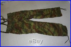 Algerie pantalon t a p 47/56 neuf de stock avec ses bretelles camouflage precoce