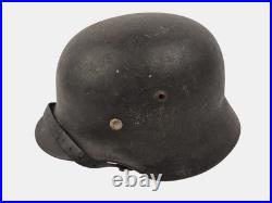Allemand WW2 / Casque M35 Heer complet (authentique)