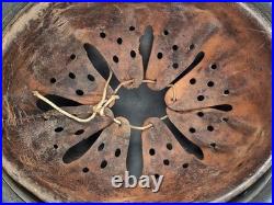 Allemand WW2 / Casque M35 Heer complet (authentique)
