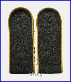 Allemand WW2 / Paire d'épaulettes troupe Heer M44, Nachrichten (authentique)