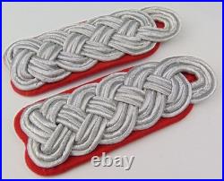 Allemand WW2 / Paire de pattes d'épaules d'officier artillerie (authentique)