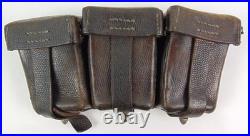 Allemand WW2 / Rare cartouchière 98K drp daté 1935 (authentique)