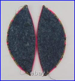 Allemand WW2 / paire de nids d'hirondelles'Schwalbenne panzer (authentique)