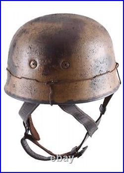 Allemande Parachutistes Casque D'Acier M38 Normandie-Camo Armée WWII WK2