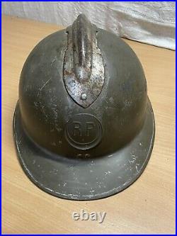 Ancien Casque Adrian Troupe D'Afrique WW2