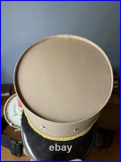 Ancien Képi de général de brigade + légion d'honneur, ceinturons