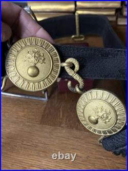 Ancien Képi de général de brigade + légion d'honneur, ceinturons