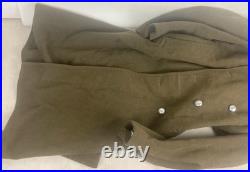 Ancien XXème 1940 trench, veste d'artilleur de l'armé Française Paulhan et fils