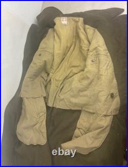 Ancien XXème 1940 trench, veste d'artilleur de l'armé Française Paulhan et fils