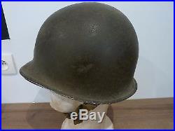Ancien casque US militaire marine WWII américain