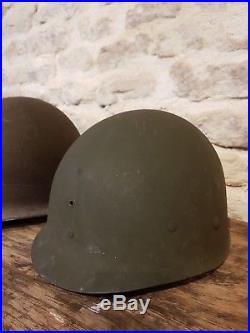 Ancien casque américain 1944 militaria normandie debarquement ww2