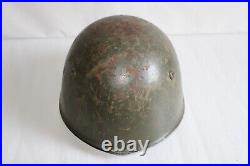 Ancien casque militaire Italien WW2 modèle 33, numéroté I128