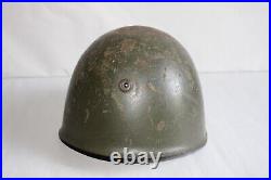 Ancien casque militaire Italien WW2 modèle 33, numéroté I128