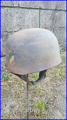 Ancien casque parachutiste Allemand 39/45 WW2 militaria