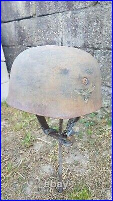 Ancien casque parachutiste Allemand 39/45 WW2 militaria