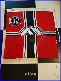 Ancien drapeau propagande Allemande WW2 39-45 militaria