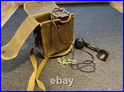 Ancien telephone de campagne WW2 Seconde guerre