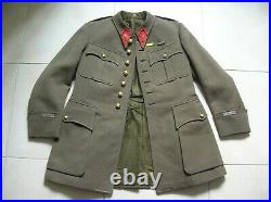 Ancienne veste militaire officier français Artillerie 1940 uniforme WWII 39/45