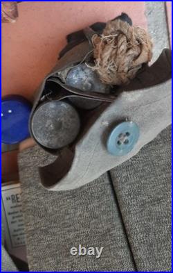 Armée Suisse 1940-1950 Sac Tornister rempli Gamelle Cartouchières Trousses etc