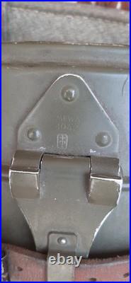 Armée Suisse 1940-1950 Sac Tornister rempli Gamelle Cartouchières Trousses etc