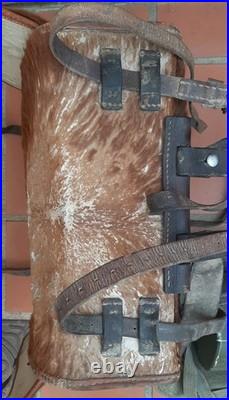 Armée Suisse 1940-1950 Sac Tornister rempli Gamelle Cartouchières Trousses etc