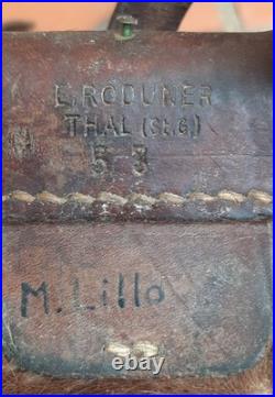 Armée Suisse 1940-1950 Sac Tornister rempli Gamelle Cartouchières Trousses etc