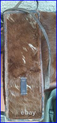 Armée Suisse 1940-1950 Sac Tornister rempli Gamelle Cartouchières Trousses etc