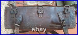 Armée Suisse 1940-1950 Sac Tornister rempli Gamelle Cartouchières Trousses etc